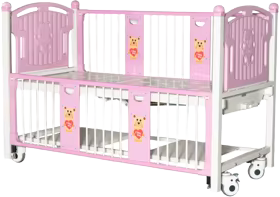 Cuna pediátrica con barandas