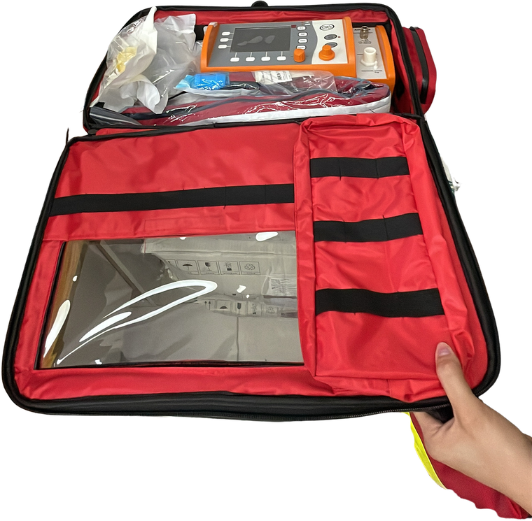 Kit de respirador manual en maletín de emergencia